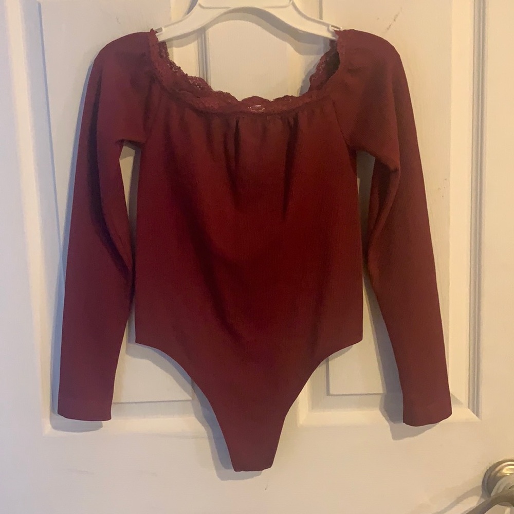 Off the shoulder body suit